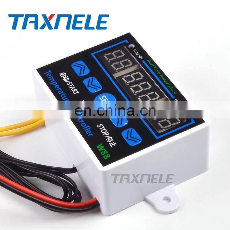 Digital Thermostat W88 12V 24V 220V Temperature Controller Triple Display Multifunction Thermostat Temperature Control Switch