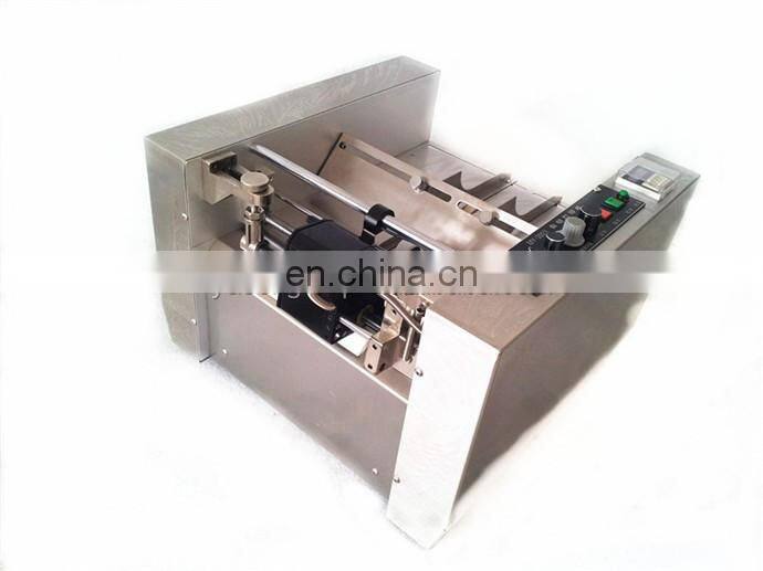 MY-300 automatic batch/lot/series number expiry date embossing printing machine for plastic bags/aluminum foil