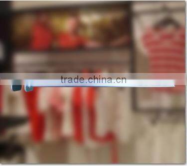 Metal wave shaped display hanger