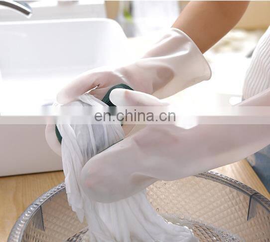 Farming Warehouse Gardening Work PVC Palm Dotted Canvas long sleeve industrial Gloves