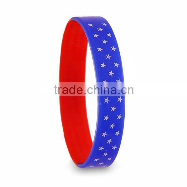 Factory direct sale multi-color silicone bracelet
