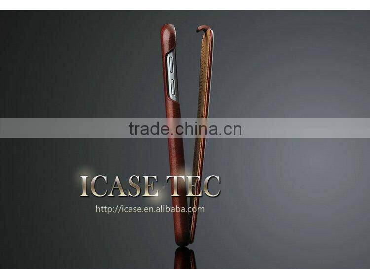 Crazy Horse Top Flip Case Cover for Samsung Galaxy S6