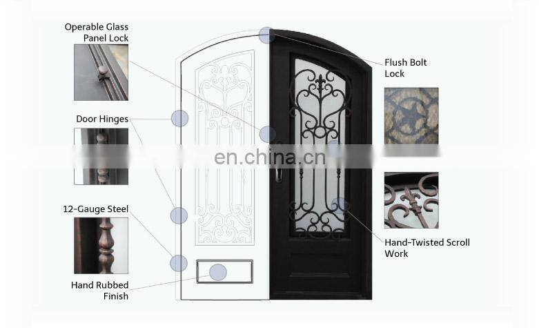 Safety arch lowes wrought iron double glass entry doors