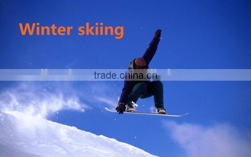 2015 New men dual REVO lens best ski goggles black frame hot popular winter sport eyewear