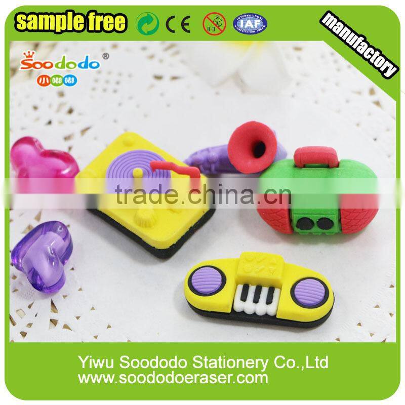 Musical Instruments Shaped Erasers for Kids
