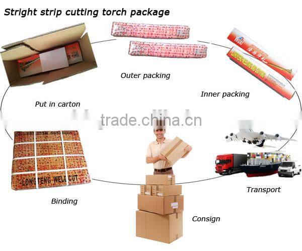 370mm Machine Straight Strip flame gas Cutting Torch Use For Cutting Service
