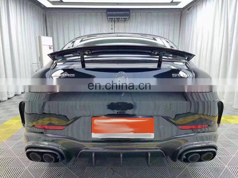Runde Carbon Fiber Brabus Style For Mercedes-Benz AMG GT50 GT53 Body Kit Front Lip Rear Lip Side Skirt Spoiler Exhaust