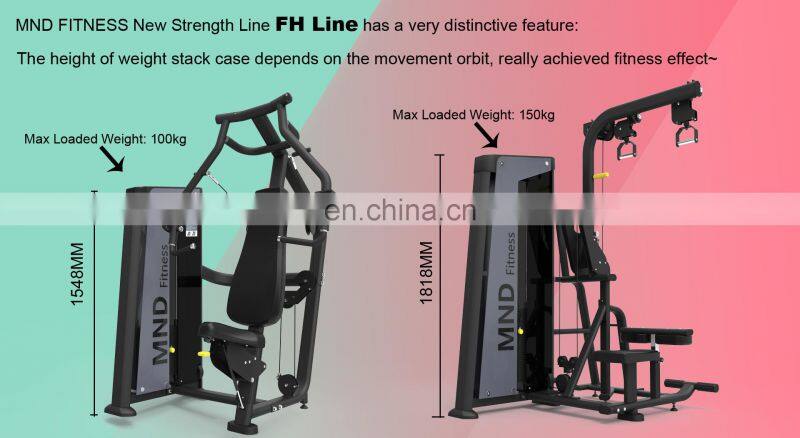 Hammer Free Dezhou Commercial gym fitness equipment dual functional machine exercise  inner outer mnd fitness FH25 Adductor/ abductor