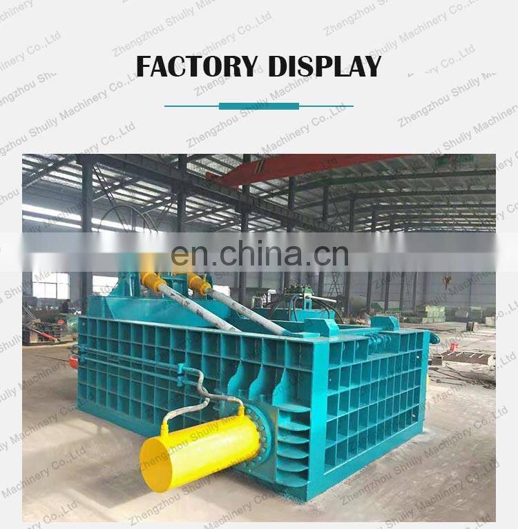 High efficiency horizontal scrap metal baler machine scrap metal balers