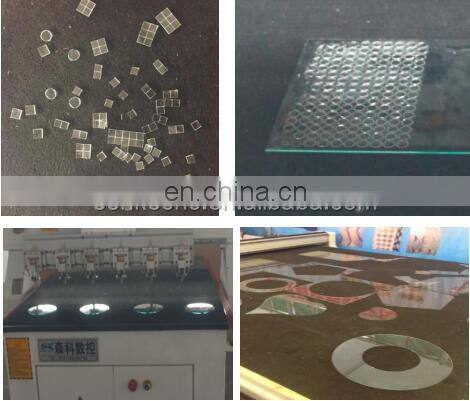 SKQ-3636 one head cut 2mm& 3mm glass stained glass cnc machine