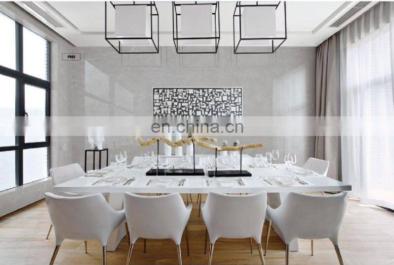 thin porcelain large effect vitrified porcelain chinese ceramic marble white tile flooring