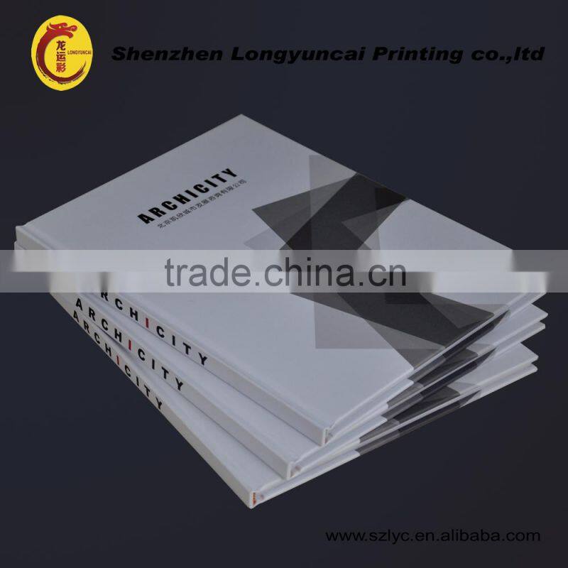 shenzhen factory special nature paper sewed stitching binding printing book