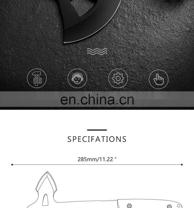 Outdoor survival multi-tool axe High hardness stainless steel battle axe rescue fire axe