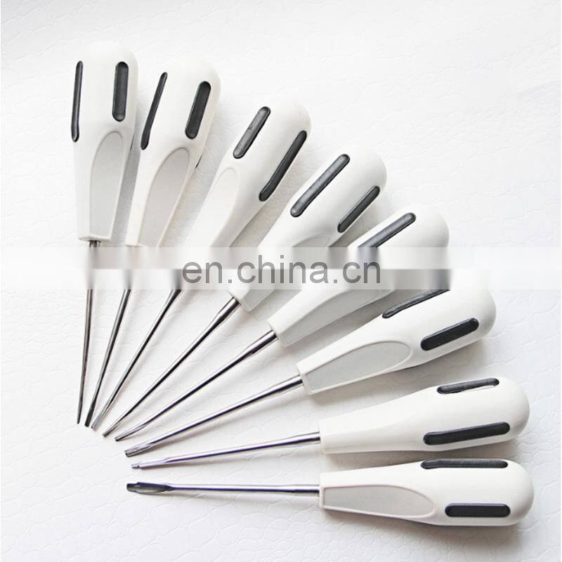 HC-L032 Dental extracting instrument stainless steel surgical tooth extraction elevators set