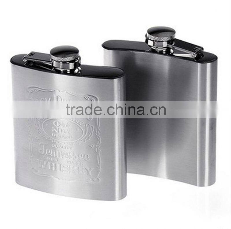 Man wisky stainless steel hip flask 12oz hip flask