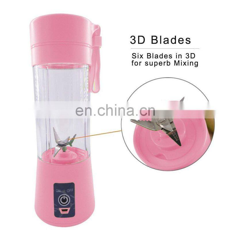 380ml Juice Machine Portable Juicer Cup USB Electric Automatic Vegetable Fruit Orange Juice Maker Cup Mixer Bottle