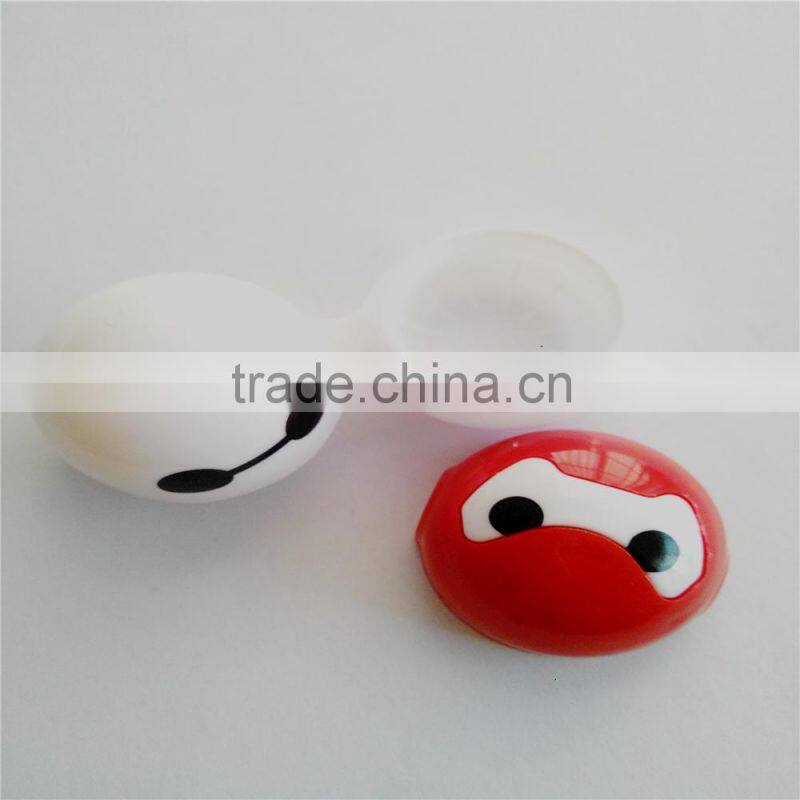 warm baymax contact lens container, contact lens accessory