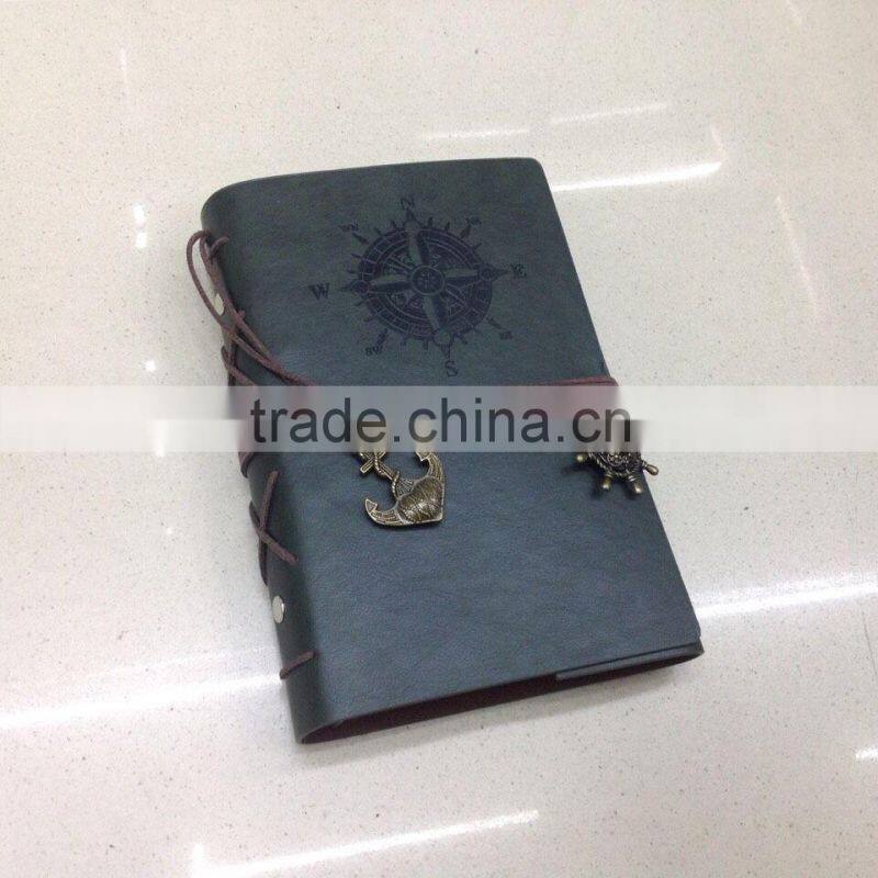 6 rings notebook with printed lines