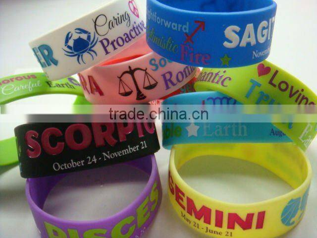 Hot sale Neon silicone bracelet