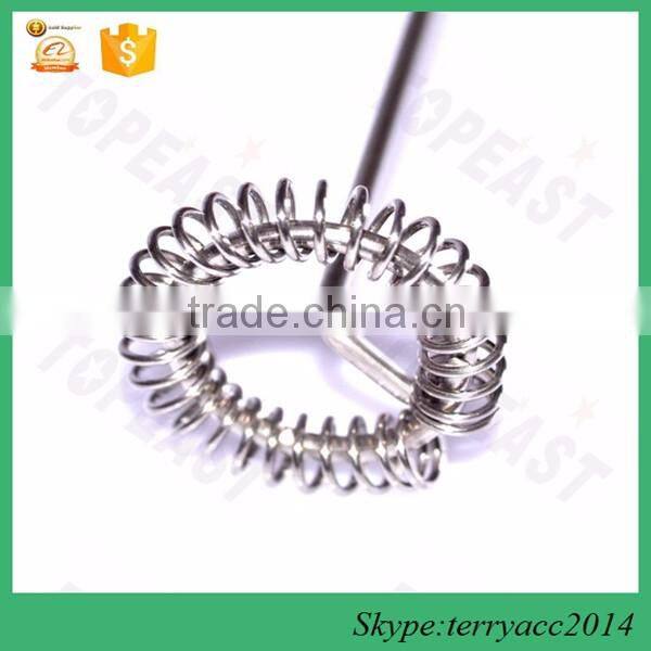 Milk Frother Stainless Steel with Stand and 2 Speed Coffee Foam Maker