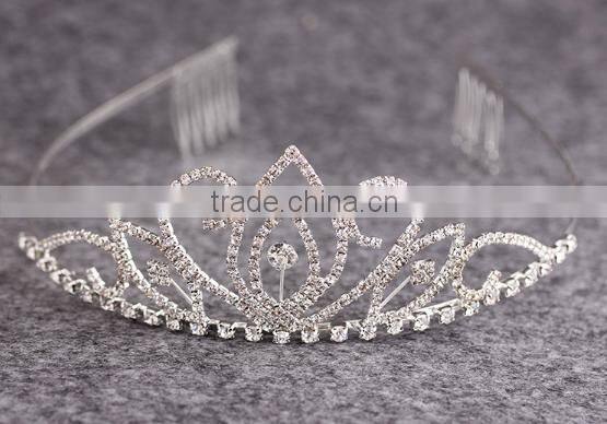 New arrival princess crown for girls children crowns and tiaras for 2016