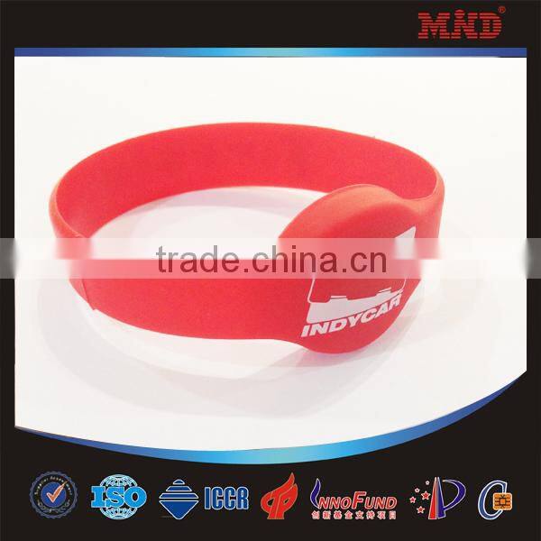 MDW411RFID silicone Wristband/electronic identification Bracelet waterproof
