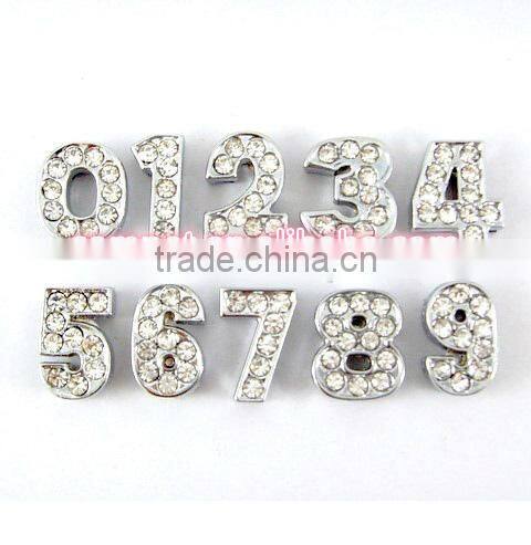 Produce Colorful Rhinestone Slide Letters with 10 mm Hole Size