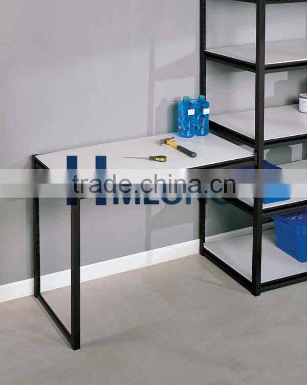 Warehouse bolt-free angle iron shelf and storage