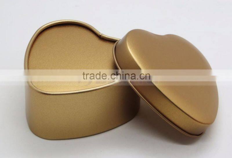 73mm x 38mm Best Choice for Candy Chocolate Factory Price Wedding Heart Tinplate Box