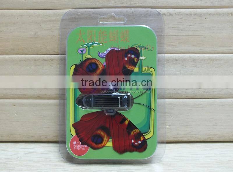 Christmas 3 Years Boy Love Enducation Toy Fly Insect Sunlight Energy Solar Butterfly