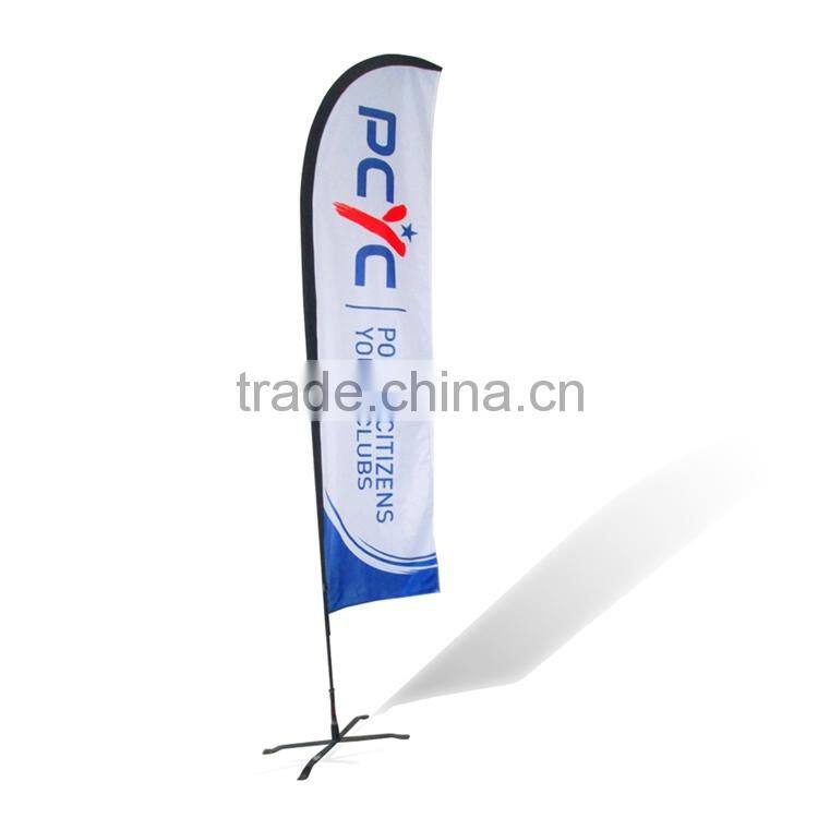 Nice Quality Factory Direct Price Custom Design Wind Blade Feather Flag