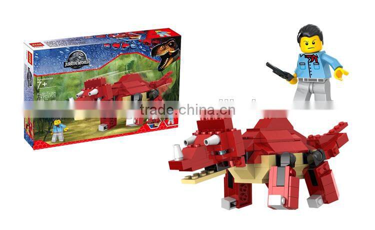 Plastic building blocks big dinosaur toy