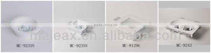 Decorative Gypsum Plaster Gesso And Glass Fabre ceiling lights