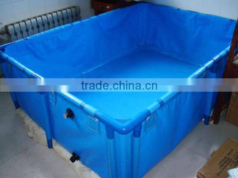 Folding Collapsible Polygon Fish Ponds for Aquaculture