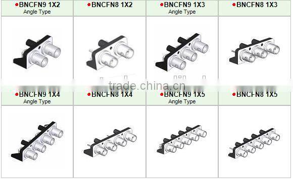 BNC Straight Connector Waterproof BNC Electrical Compression Connector