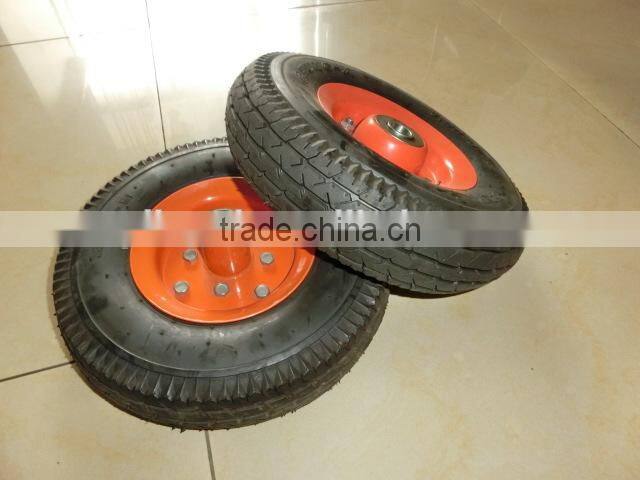 3.50-5 pneumatic rubber tyre / pneumatic rubber wheel 3.50-5