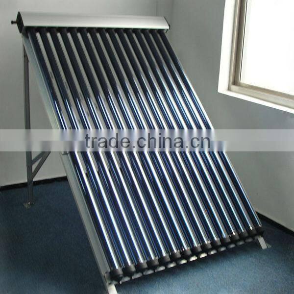 15 copper pipes pressured high temperature solar thermal collector