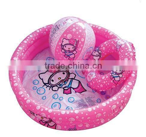 Lovely inflatable beach ball girls