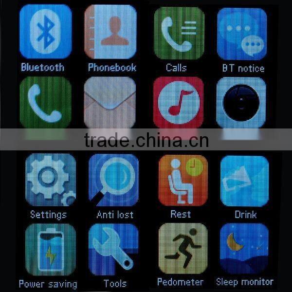 superior Smart Watch U80 Smartwatch Bluetooth Wrist Watch Pedometer Anti-Lost Reminding U Watch For iphone 6 plus IOS Samsung HT