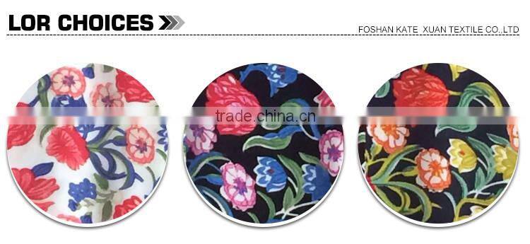 Modern soft fancy digital print rayon fabric