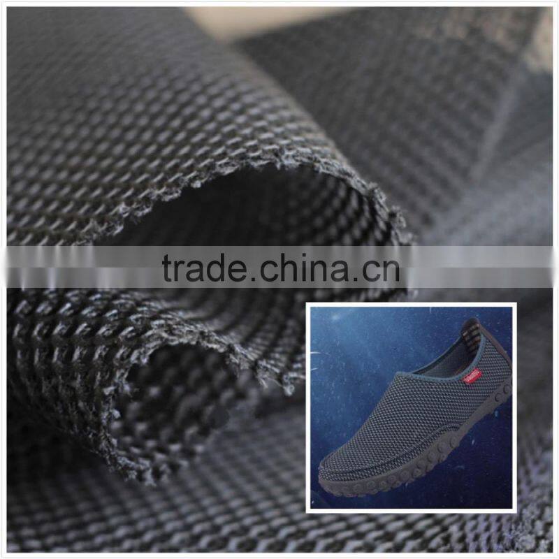 nylon mesh fabric for shoe bags fabric/3D air nylon Mesh fabric/very soft hand feeling mesh bag brushed polyester lining fabric