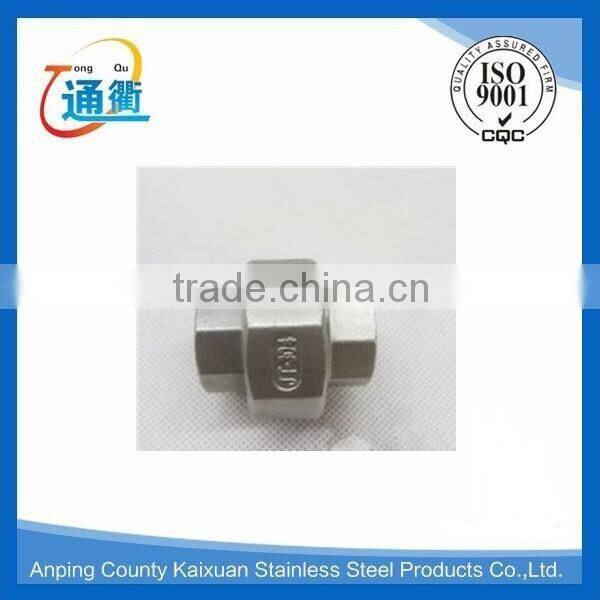 made in china casting stainless steel 304/316 union pipe fittings