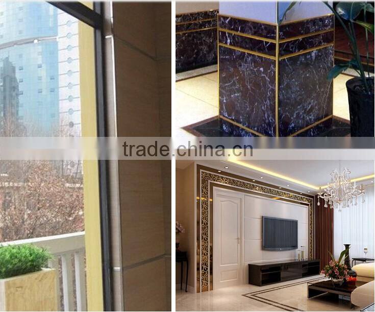 1.0mm thickness ceramic aluminum tile trim corners L shape tile trim