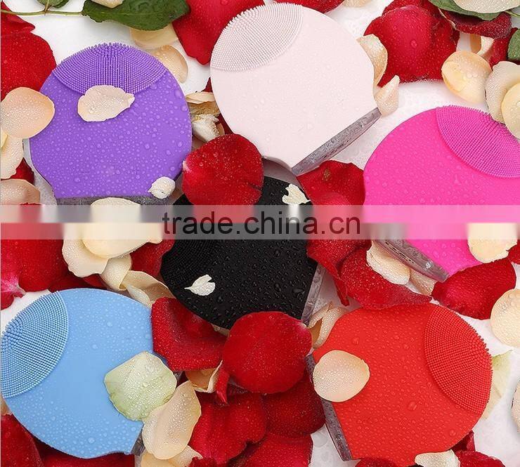 Makeup sets face cleaning brush made by silicone face washing brush