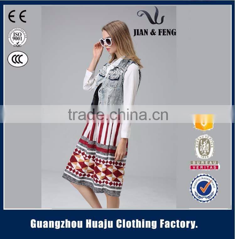 2016 Fashion detachable hood child denim vest kids jean vest waistcoats for girls