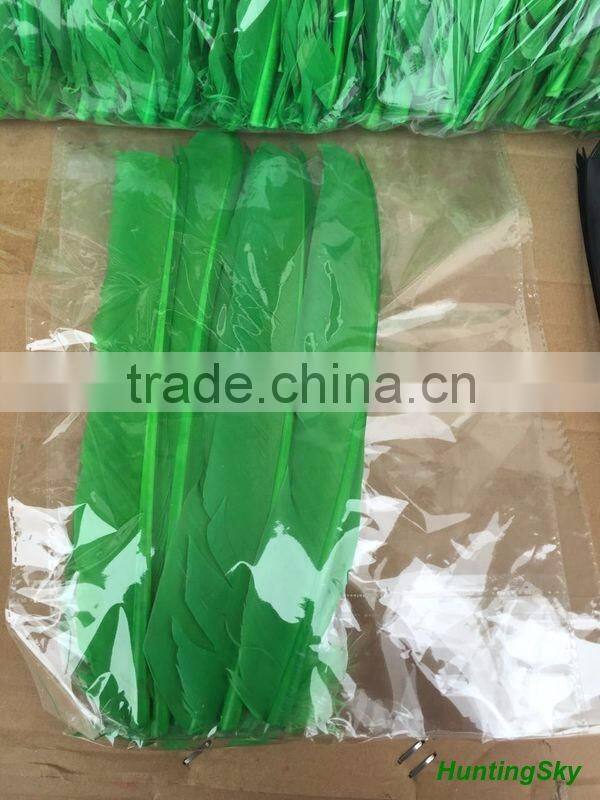 DIY Turkey Feather Archery Traditional Feather Arrow Fletching For Bamboo Arrow