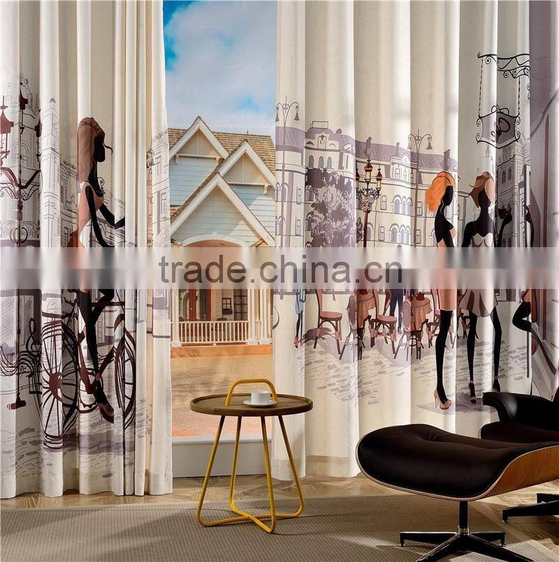 Factory Price Printed Curtain Fabric