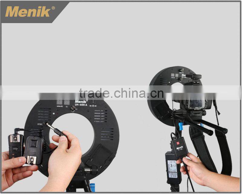 LH Series 12v LED video light,round lighting,ring flash