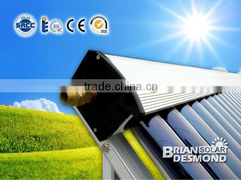 Separated Evacuated Tube Heat Pipe Solar Collector