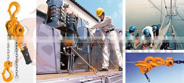 Manufactuier and suppliers 3 ton chain hoist lever chain pulley block